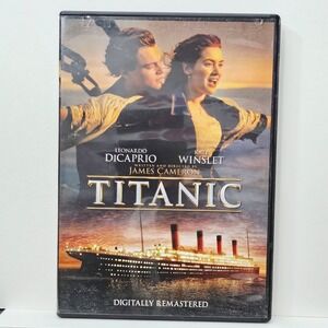 Paramount Titanic DVD Movie Digitally Remastered James Cameron Leonardo DiCaprio